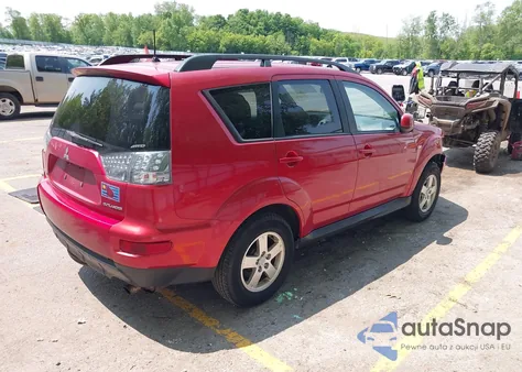 2010 Mitsubishi Outlander Es z USA, uszkodzony, nr VIN JA4AT2AW8AZ013032